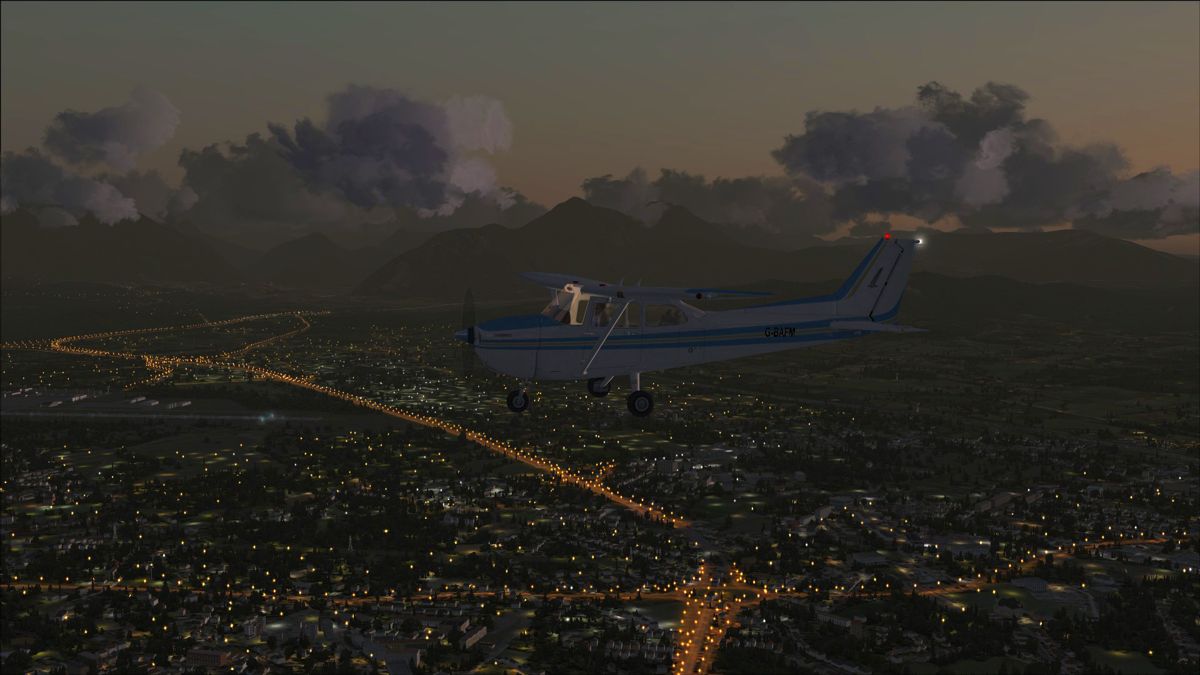 Microsoft Flight Simulator X: Steam Edition - Night Environment: Alps Screenshot (Steam)