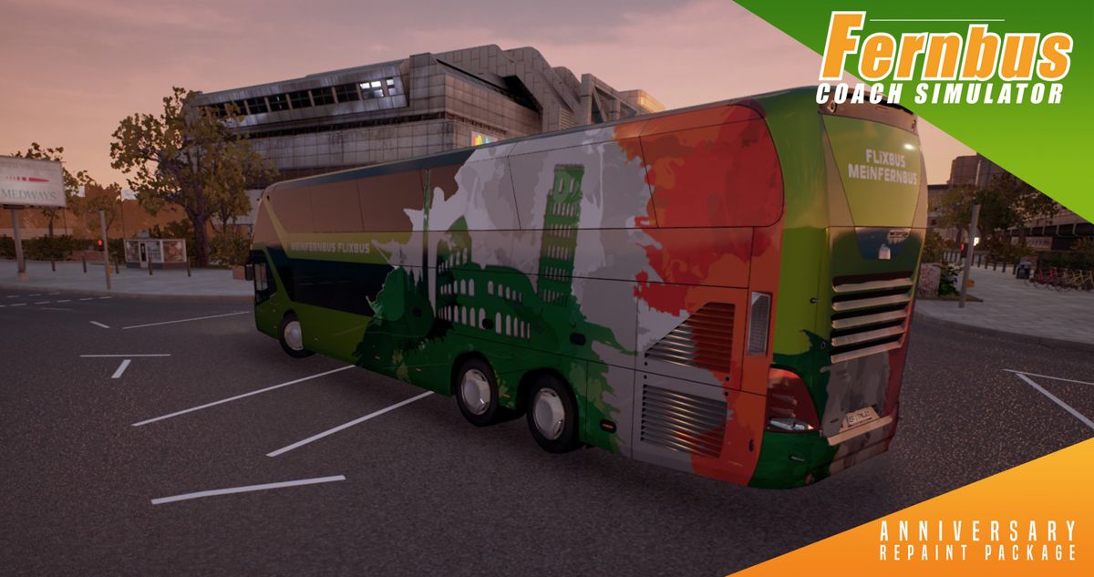 Fernbus Coach Simulator: Anniversary Repaint Package Screenshot (Steam)