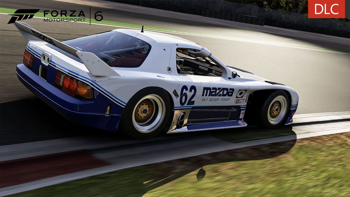 Forza Motorsport 6: Mobil 1 Car Pack Screenshot (Official Web Site (2015)): 1991 Mazda #62 Mazda Motorsport RX-7
