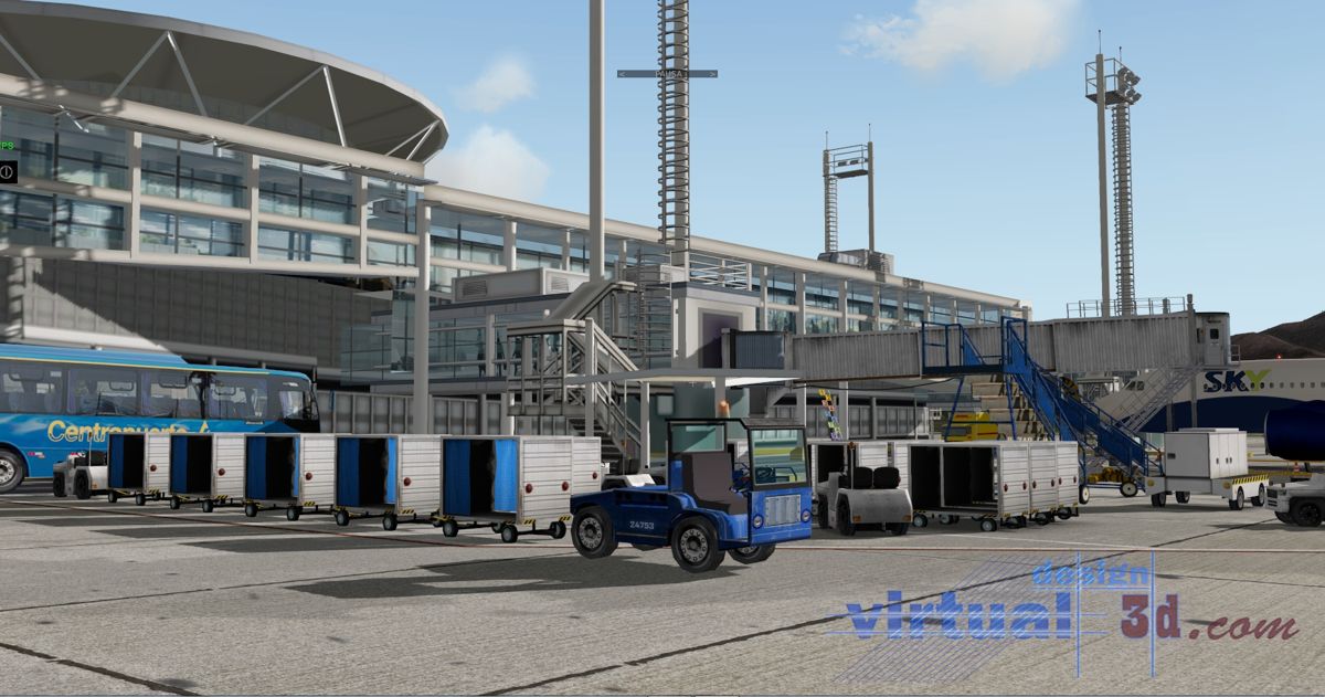 X-Plane 10: SCEL Santiago International Airport Screenshot (Steam)