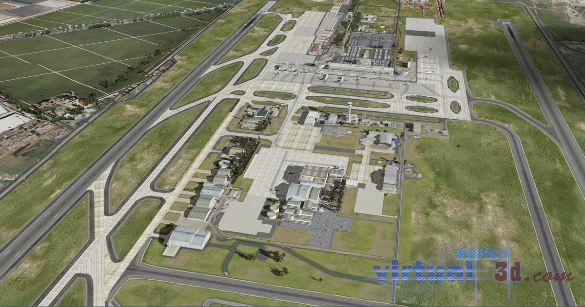 X-Plane 10: SCEL Santiago International Airport Screenshot (Steam)