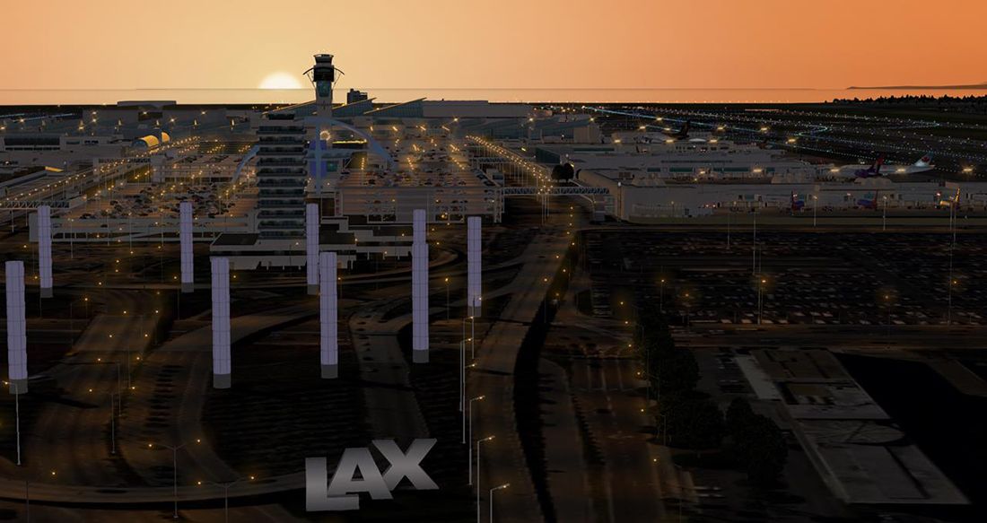 X-Plane 10: Airport Los Angeles International Screenshot (Steam)