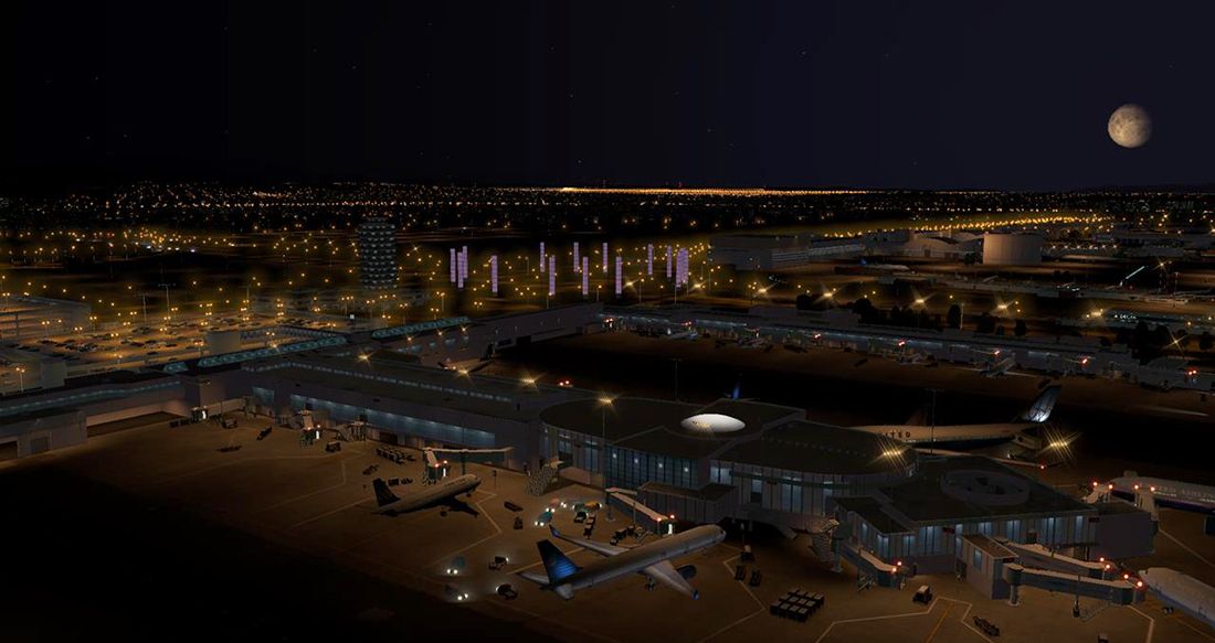 X-Plane 10: Airport Los Angeles International Screenshot (Steam)