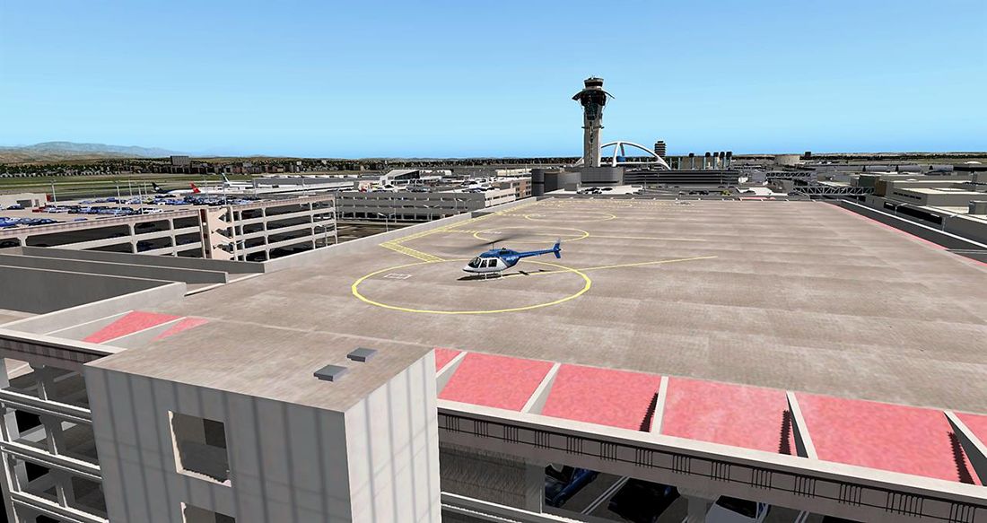 X-Plane 10: Airport Los Angeles International Screenshot (Steam)