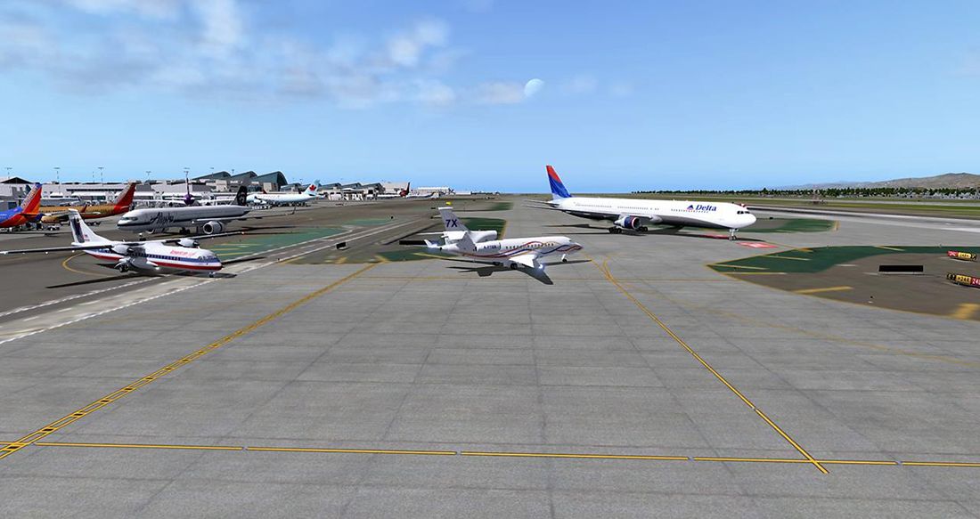 X-Plane 10: Airport Los Angeles International Screenshot (Steam)
