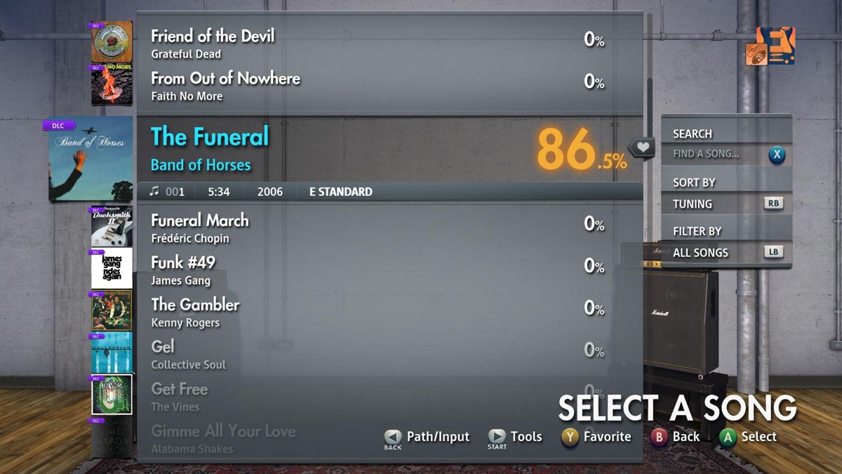 Rocksmith: All-new 2014 Edition - Band of Horses: The Funeral Screenshot (Steam)