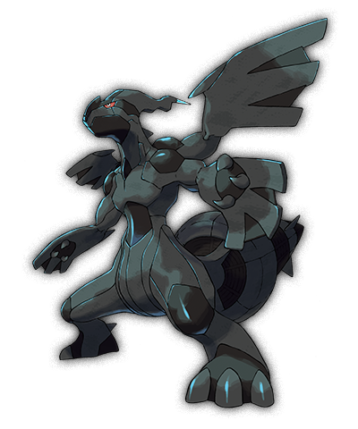 Pokémon Alpha Sapphire Other (Introducing More Legendary Pokémon!): The Legendary Pokémon Zekrom could fry the whole world with its lightning. It is said to stand beside those who want to build a world based on ideals. This artwork was originally created for Pokémon Black and White versions.