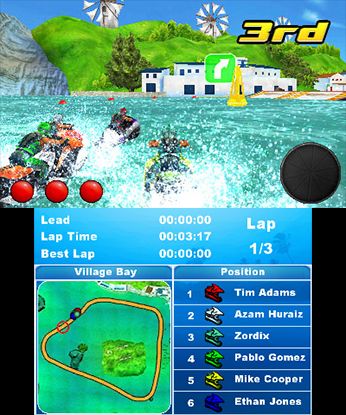 Aqua Moto Racing 3D Screenshot (Nintendo.com)