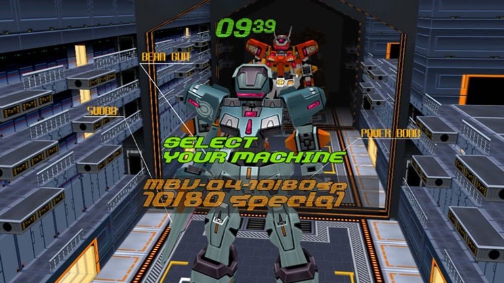 Cyber Troopers Virtual On: Oratorio Tangram Screenshot (Xbox.com product page)