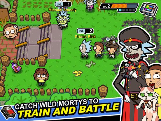 Rick and Morty: Pocket Mortys Screenshot (iTunes Store)