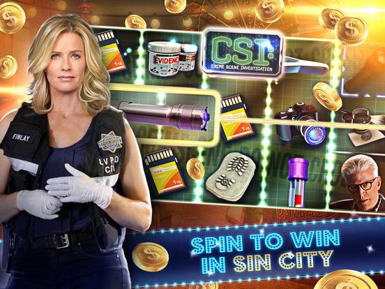 CSI: Slots Screenshot (iTunes Store)