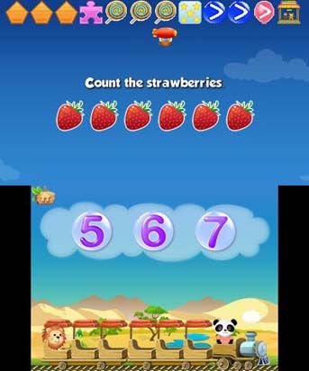 Lola's Math Train Screenshot (Nintendo.com)