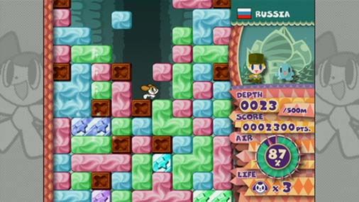 Mr. Driller W Screenshot (Nintendo.com)