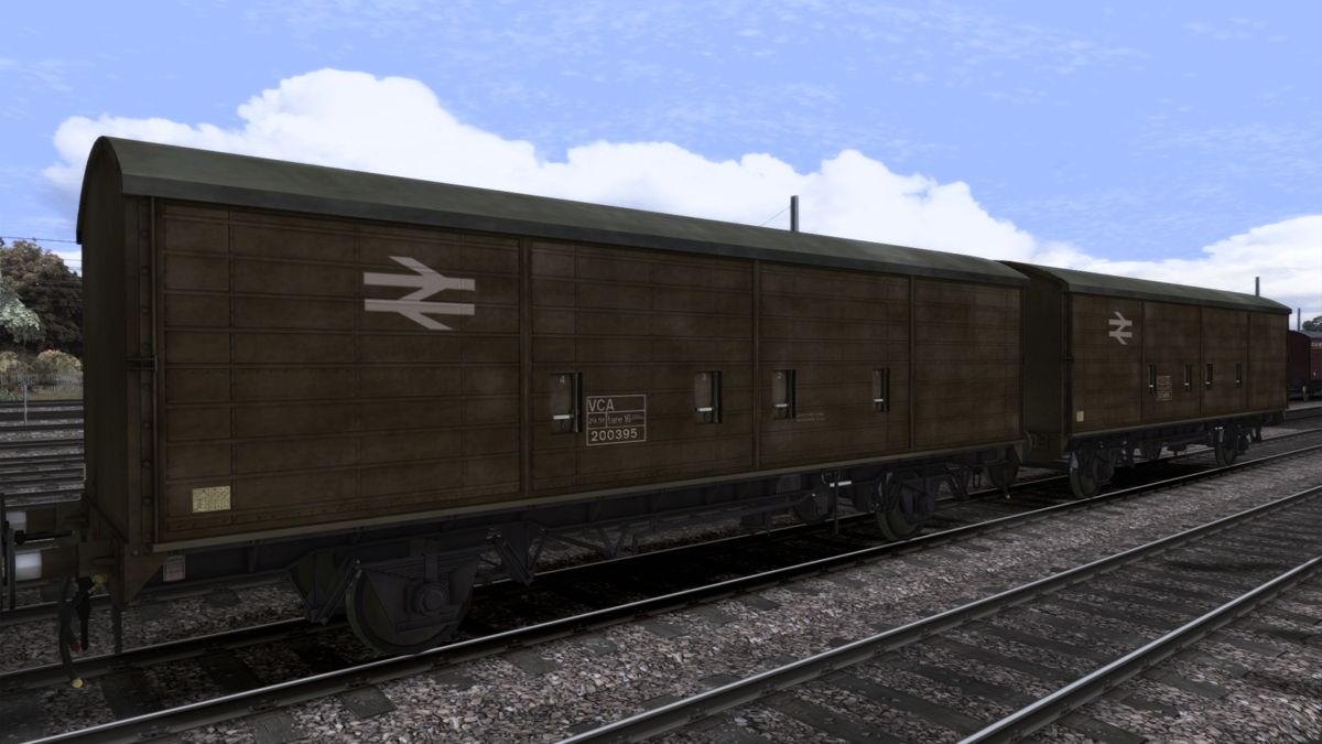 TS Marketplace: VCA 45t GLW 2 axle vans Wagon Pack Screenshot (Steam)