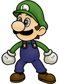 Super Smash Bros. Render (SmashBrothers.com): Luigi Mario's brother is playable once you finish the first Bonus Stage with each of the eight initial characters. His moves are remarkably similar to Mario's attacks, but Luigi is much faster than his plumber brother.
