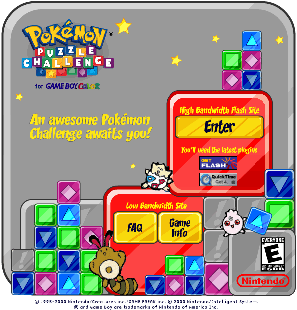 Pokémon Puzzle Challenge Other (PokémonPuzzleChallenge.com)