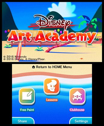 Disney Art Academy Screenshot (Nintendo.com)