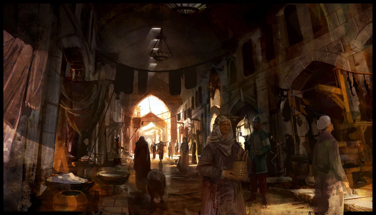 Assassin's Creed Concept Art (Ubisoft FTP site): Damascus Souk