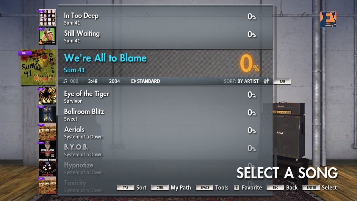 Rocksmith: All-new 2014 Edition - Sum 41: We're All to Blame Screenshot (Steam)