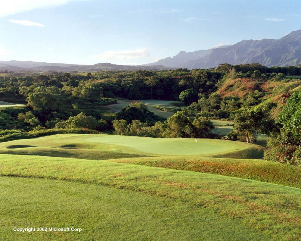 Links 2003: Championship Courses Wallpaper (Links Championship Courses Wallpaper): splash_princeville1