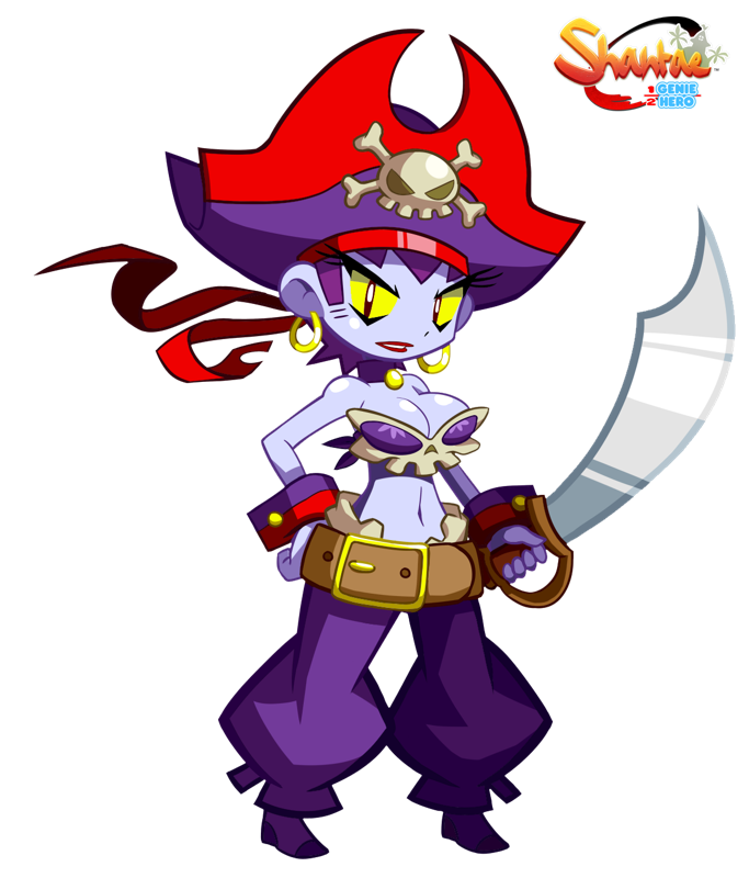 Shantae: 1/2 Genie Hero Render (Shantae Half-Genie Hero Fan Kit): Risky Boots