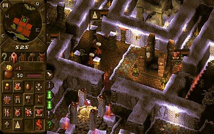 Dungeon Keeper Screenshot (Bullfrog/EA website, 1999): Snowy Dungeon