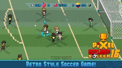 Pixel Cup Soccer 16 Screenshot (iTunes Store)