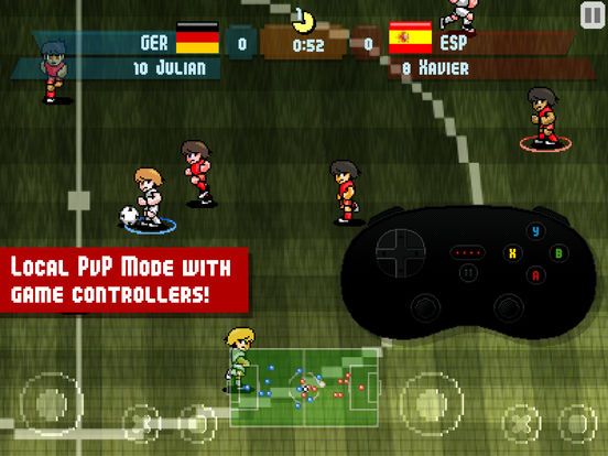 Pixel Cup Soccer Screenshot (iTunes Store)