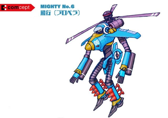 Mighty No. 9 Concept Art (Kickstarter - May 2014): Posted on May 9, 2014. Aviator concept art.