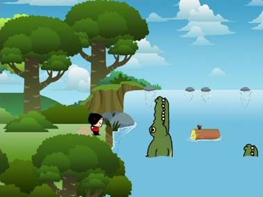 Pucca's Race for Kisses Screenshot (Nintendo.com)