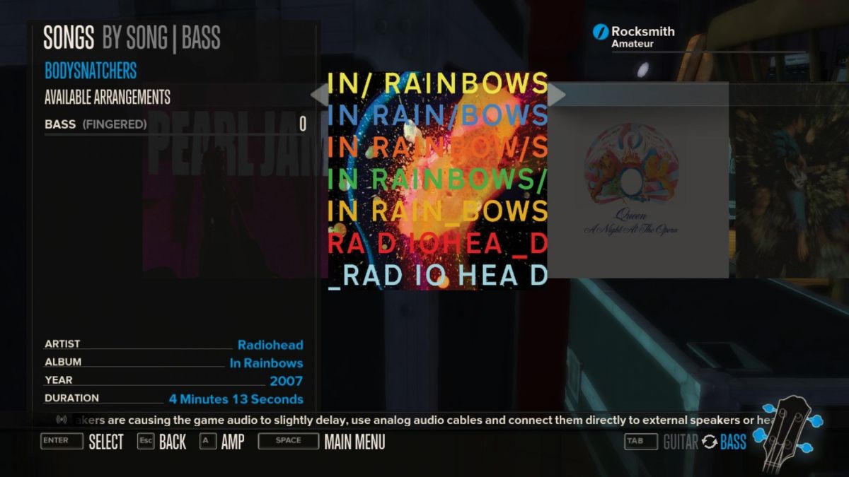 Rocksmith: Radiohead - Bodysnatchers Screenshot (Steam)