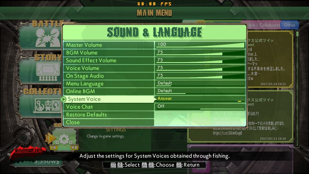 Guilty Gear Xrd: Rev 2 - System Voice: Answer Screenshot (Steam)