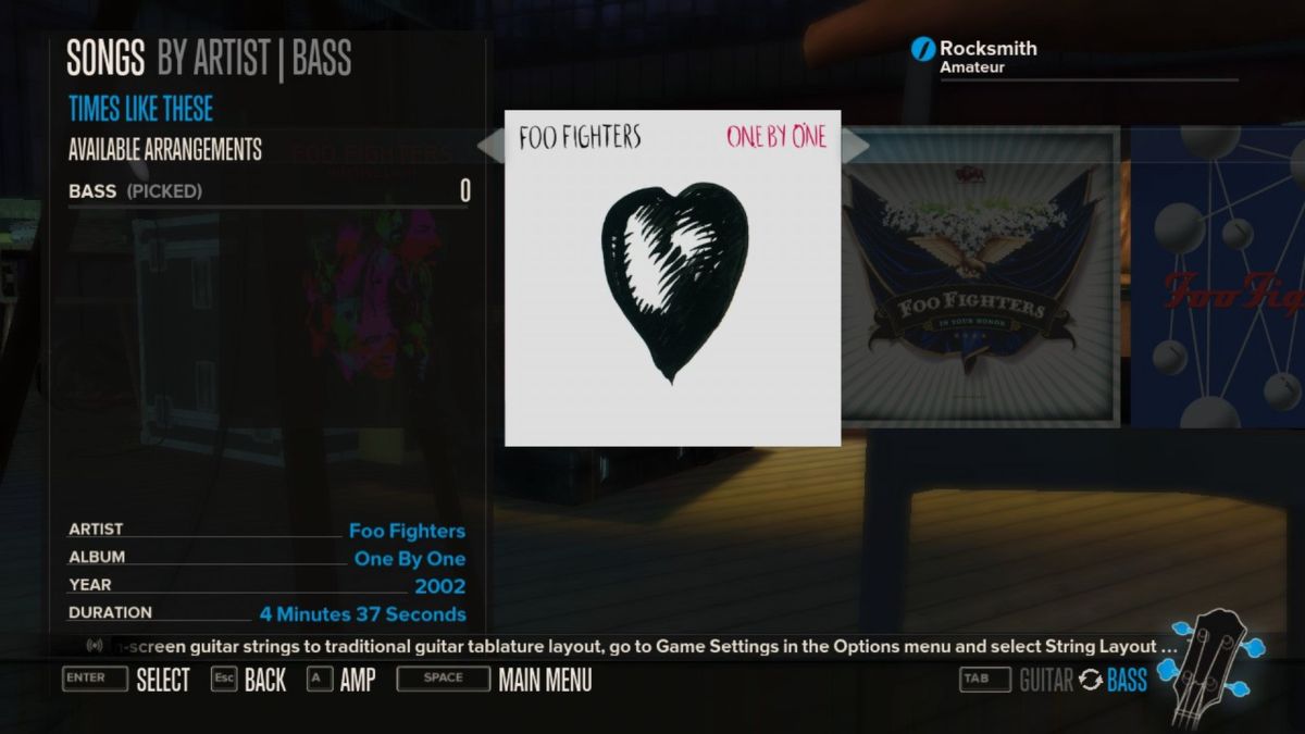 Rocksmith: Foo Fighters - Times Likes These Screenshot (Steam)