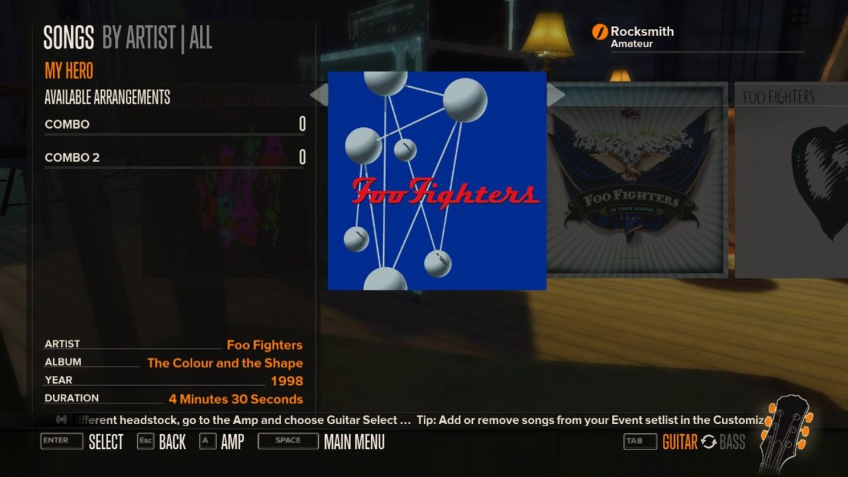 Rocksmith: Foo Fighters - My Hero Screenshot (Steam)