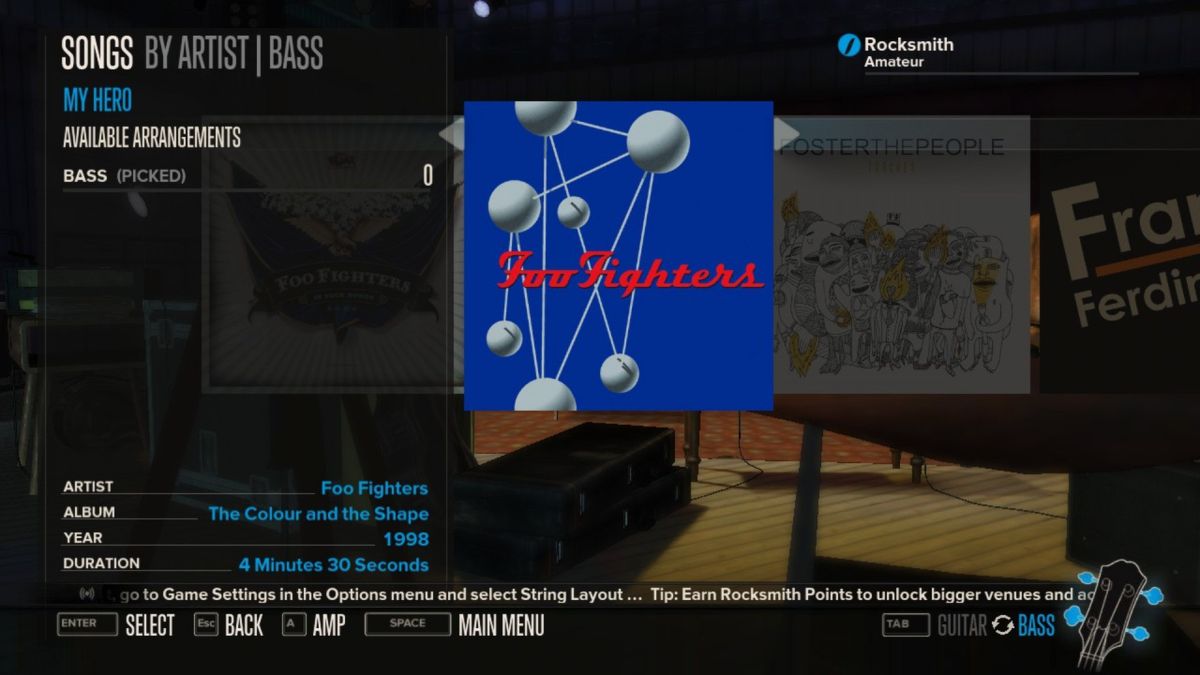Rocksmith: Foo Fighters - My Hero Screenshot (Steam)