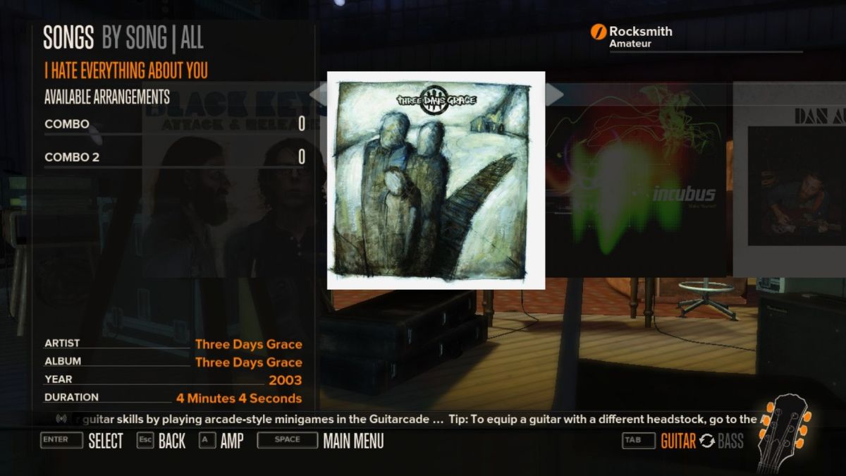 Rocksmith: Three Days Grace - I Hate Everything About You Screenshot (Steam)
