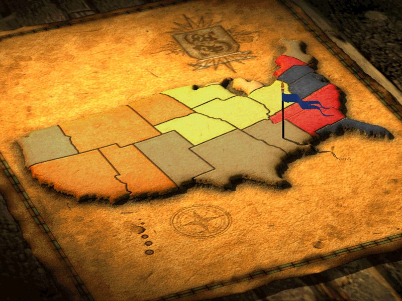 Stronghold HD: USA Campaign Map Skin Screenshot (Steam)