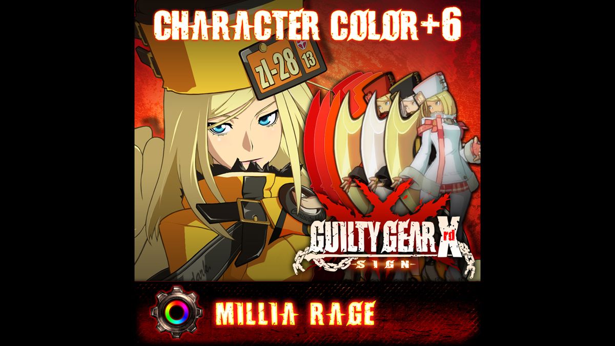 Guilty Gear Xrd: -Sign- - Extra Color Palettes: Millia Rage Screenshot (Steam)