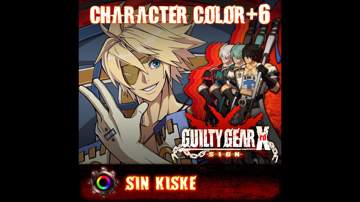 Guilty Gear Xrd: -Sign- - Extra Color Palettes: Sin Kiske Screenshot (Steam)