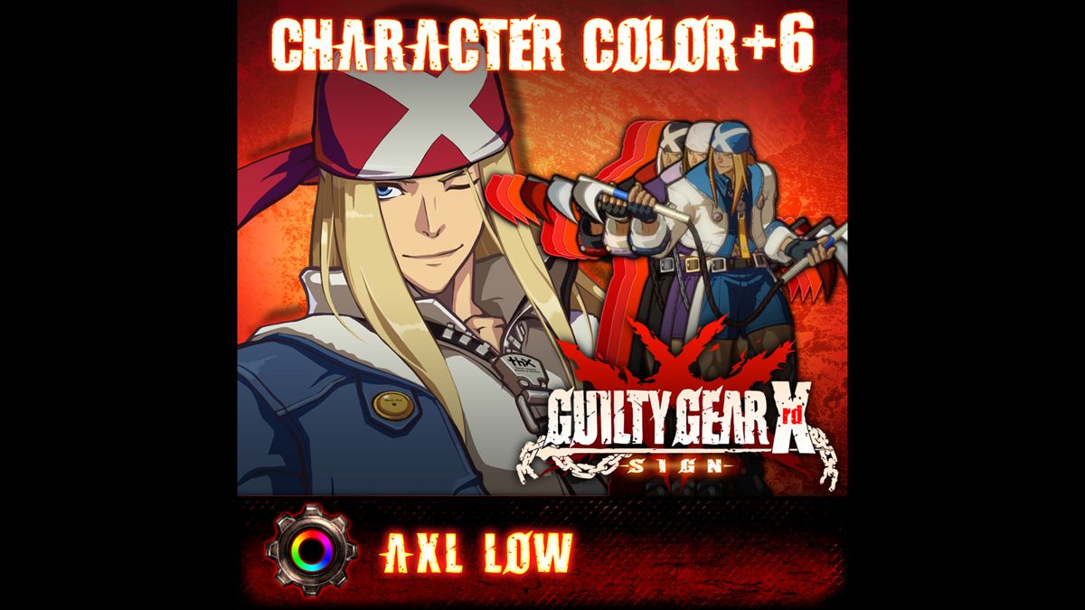 Guilty Gear Xrd: -Sign- - Extra Color Palettes: Axl Low Screenshot (Steam)