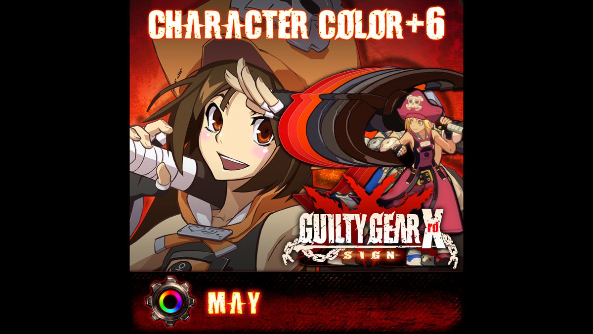 Guilty Gear Xrd: -Sign- - Extra Color Palettes: May official ...