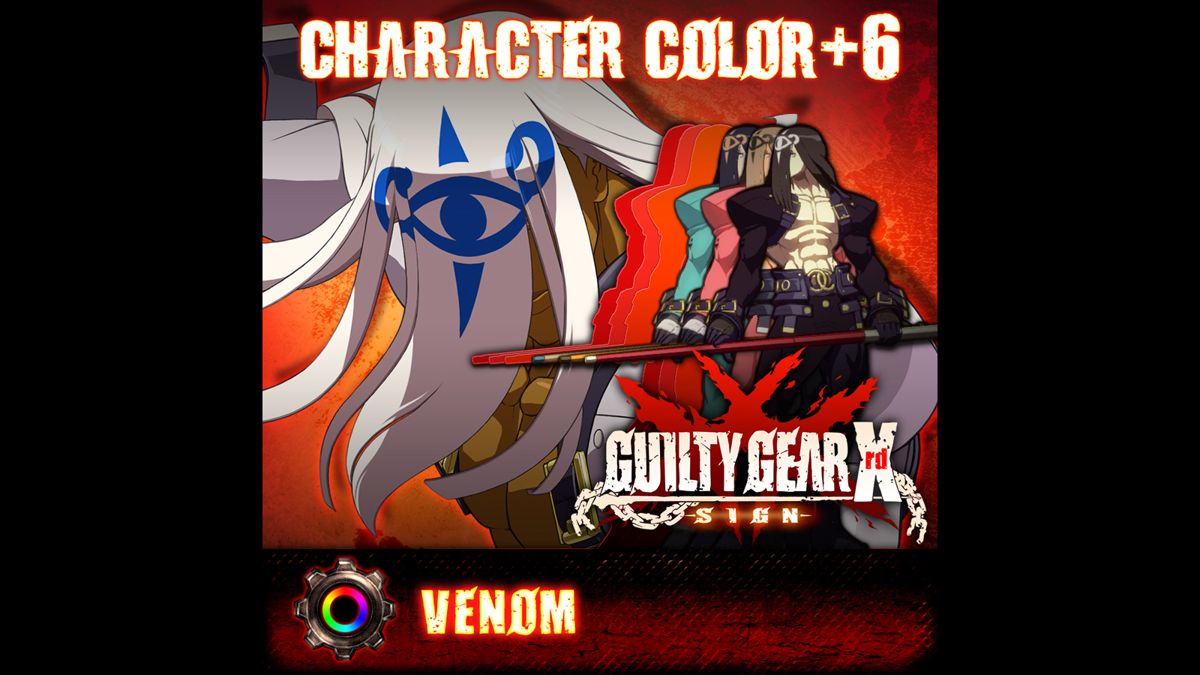 Guilty Gear Xrd: -Sign- - Extra Color Palettes: Venom Screenshot (Steam)