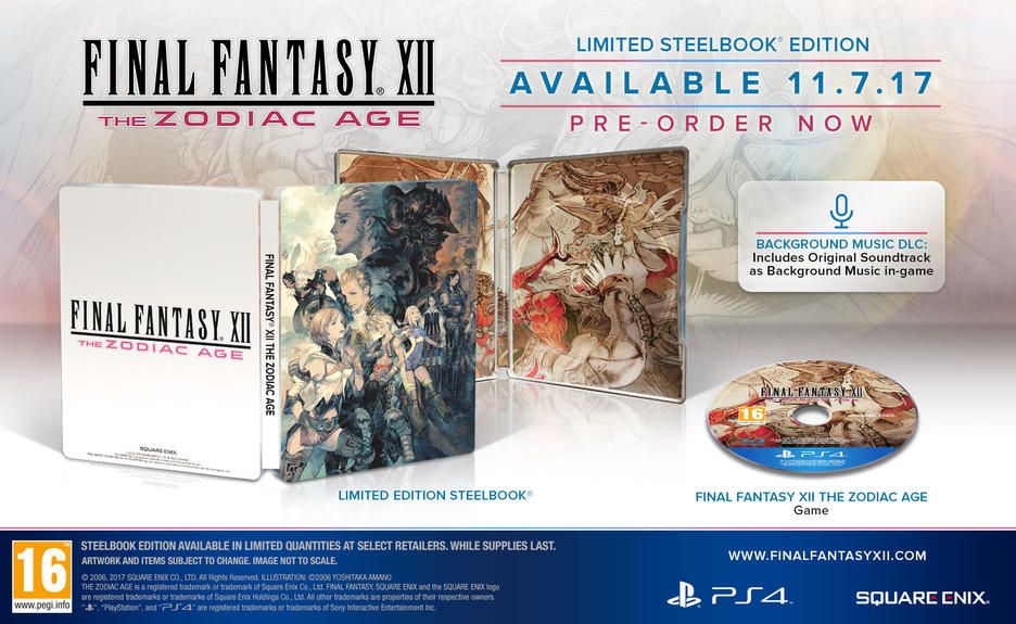 Final Fantasy XII: The Zodiac Age (Limited Steelbook Edition) Other (Promo Art - July 2017)