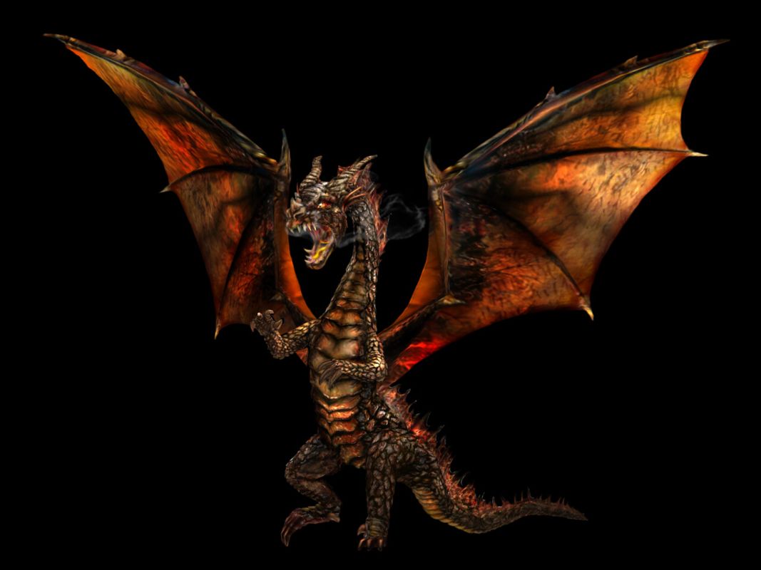 Gothic II Render (Official website, 2003): Dragon