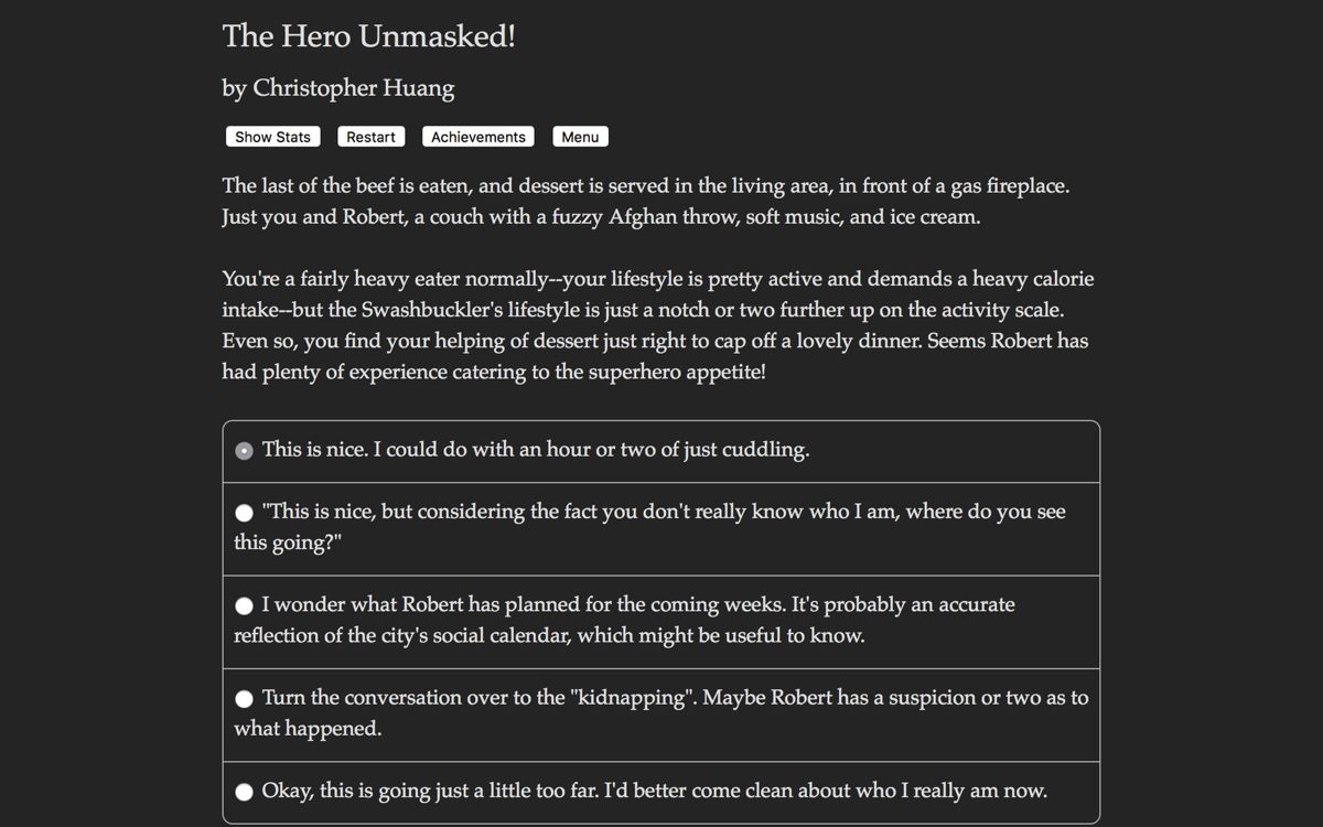 The Hero Unmasked! Screenshot (Steam)