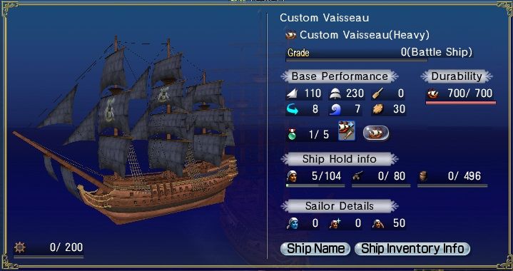 Uncharted Waters Online: 2nd Age - Guns & Rums Item Pack Screenshot (Steam)