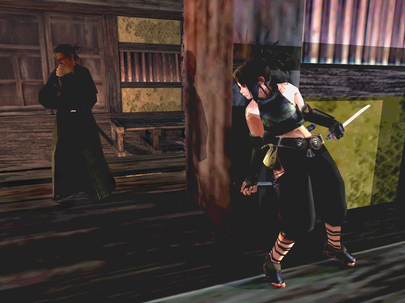 Tenchu: Return from Darkness Screenshot (Tenchu: Return from Darkness Fan Site Kit): Ayame Deserted Temple