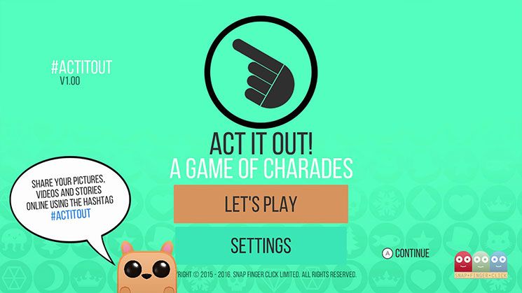 Act It Out! A Game of Charades Screenshot (Nintendo eShop)