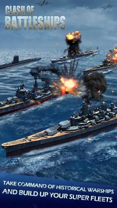 Clash of Battleships Screenshot (iTunes Store)