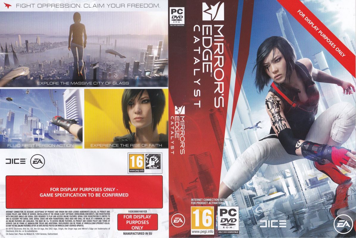Mirror's Edge: Catalyst Other (Display case inlay): PC DVD
